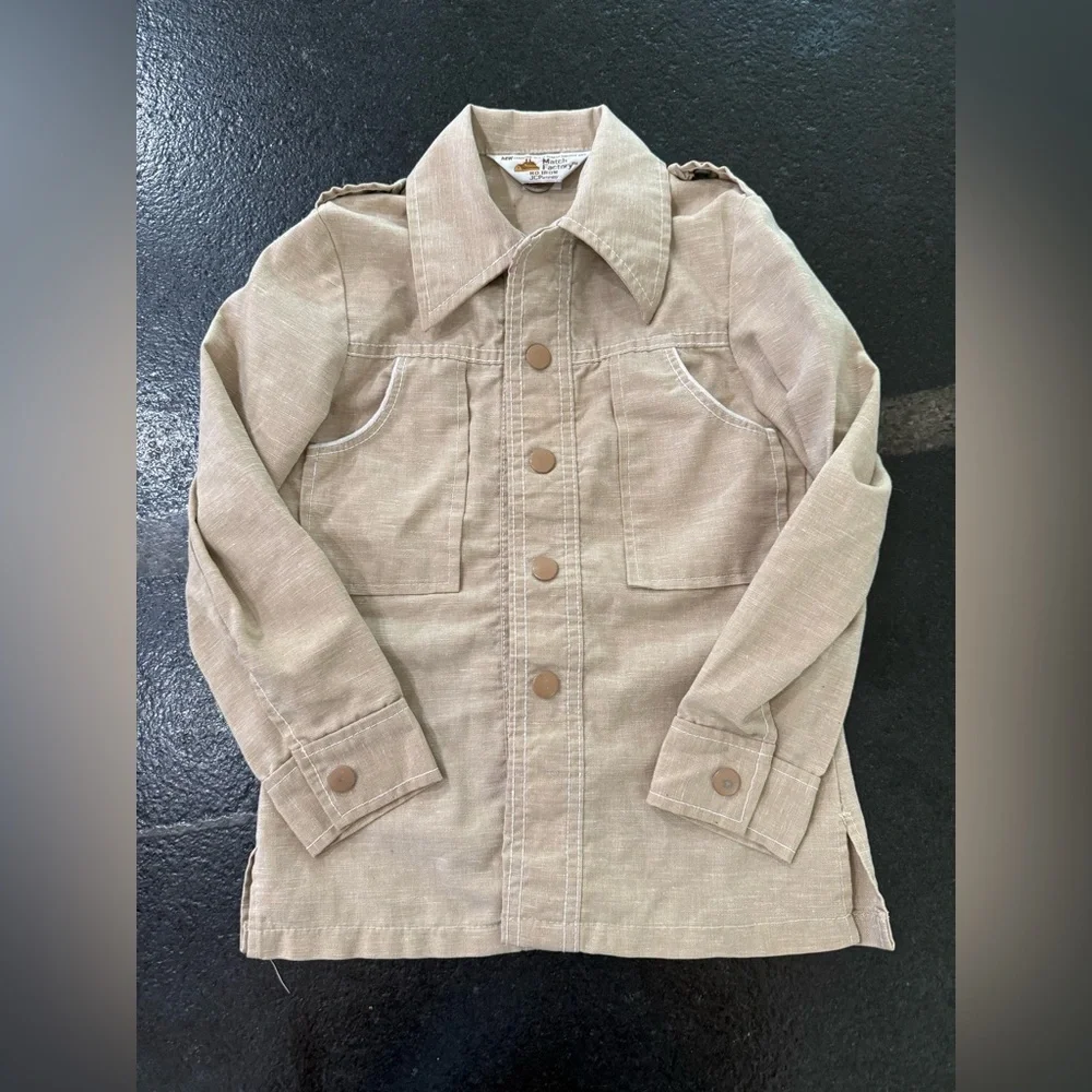 1970s Boys Size 8 Vintage JC Penny Jacket